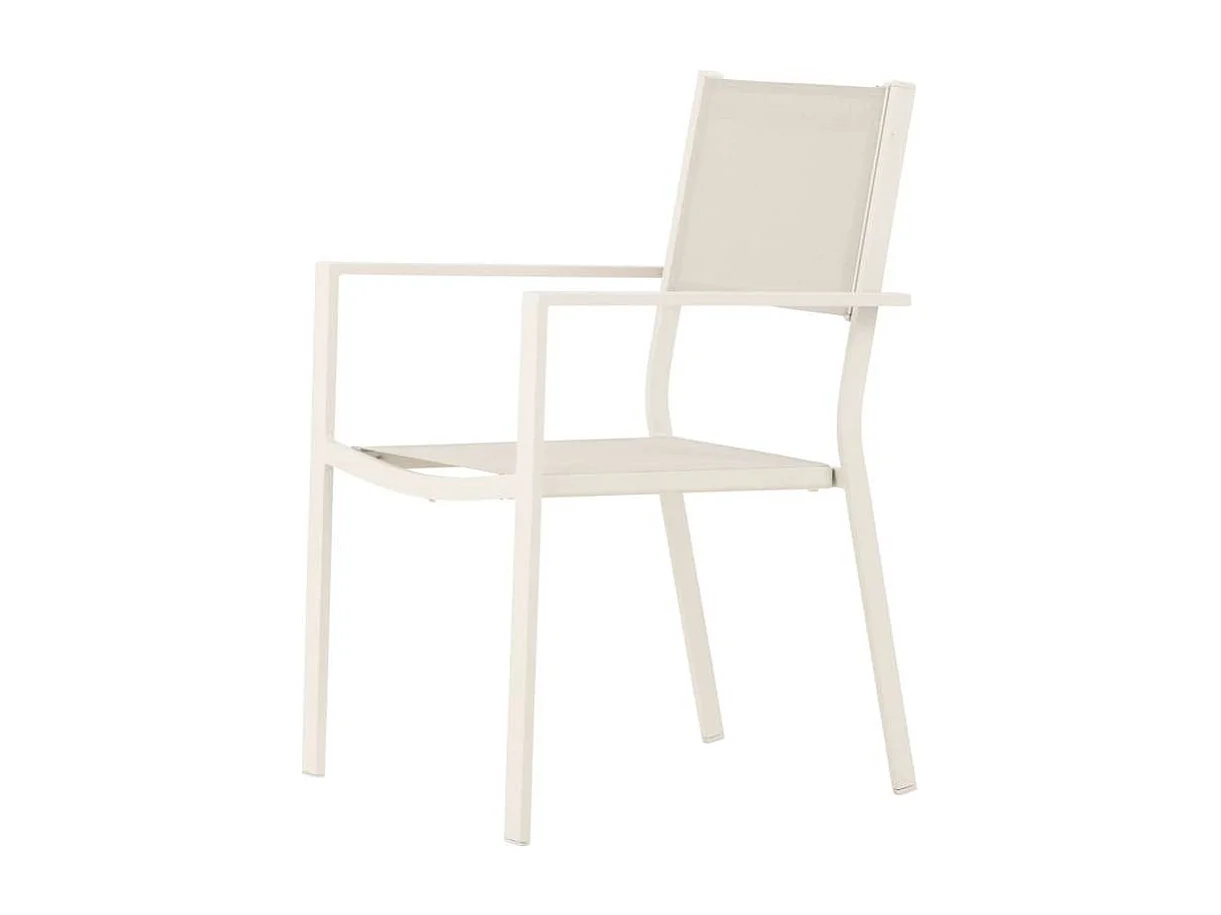 Copacabana chaise de jardin beige.