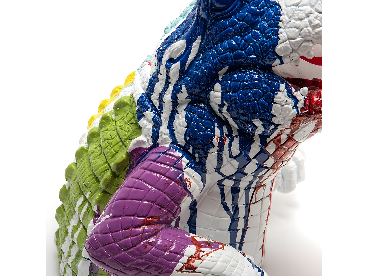 Crocodile en attaque Trash blanc