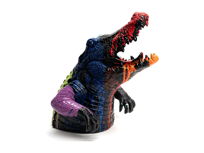 Crocodile en attaque Trash noir