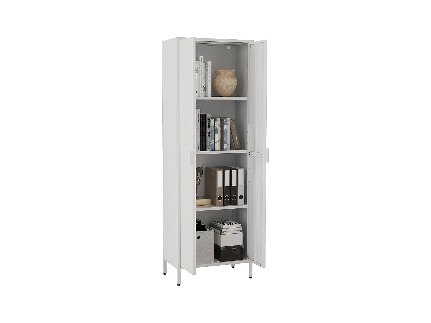 Stahl Schrank Büroschrank Dielenschrank Flokas XL