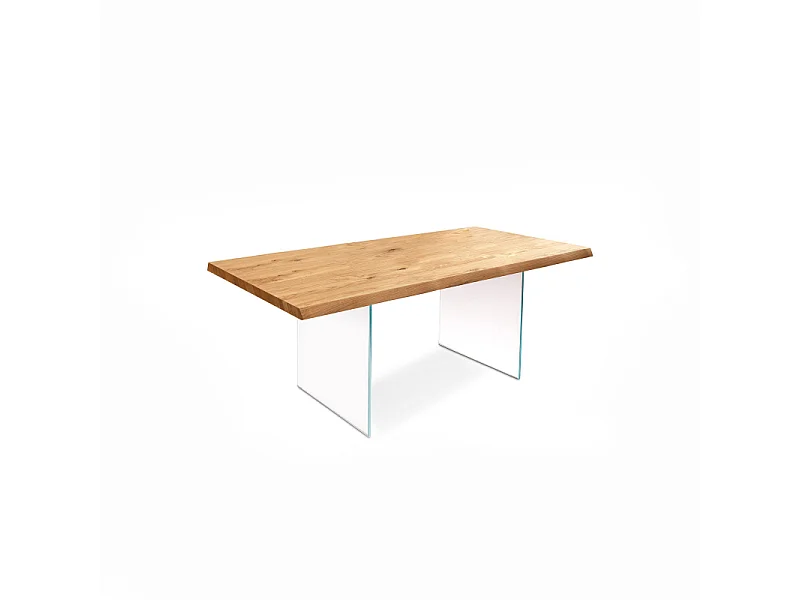 Snooker - Fixed table (160 x 90 cm) in brown oak veneer