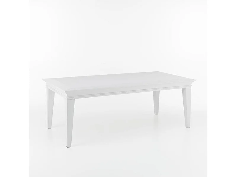 Tisch – Fester Tisch (200 x 75 H cm) aus weißem Holz