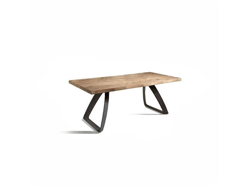 Bridge - Fixed Table (200 x 100 cm) in Black Oak
