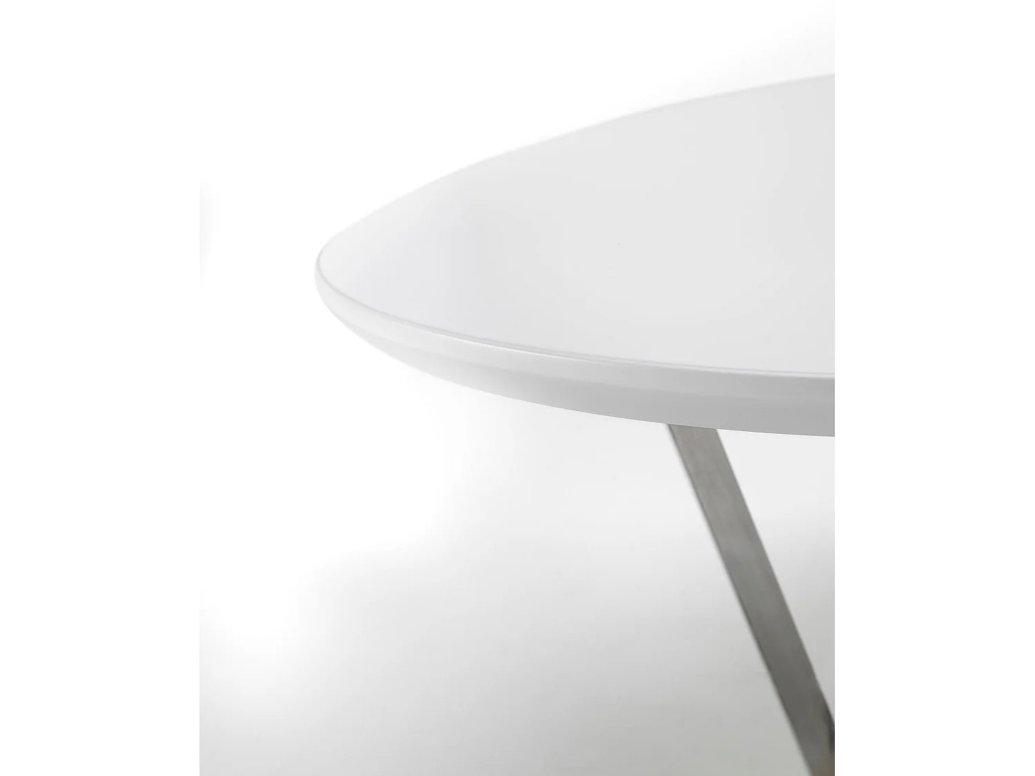 Drop Table basse (140 x 80 x 32h) en MDF Blanc