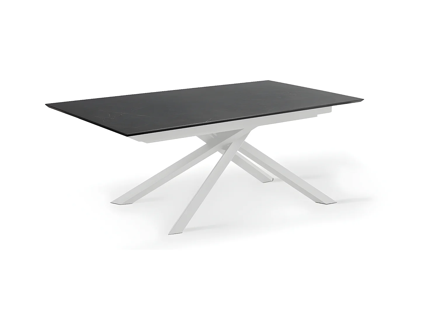 Xavier Table Extensible (170/270 x 90 cm) en HPL Blanc