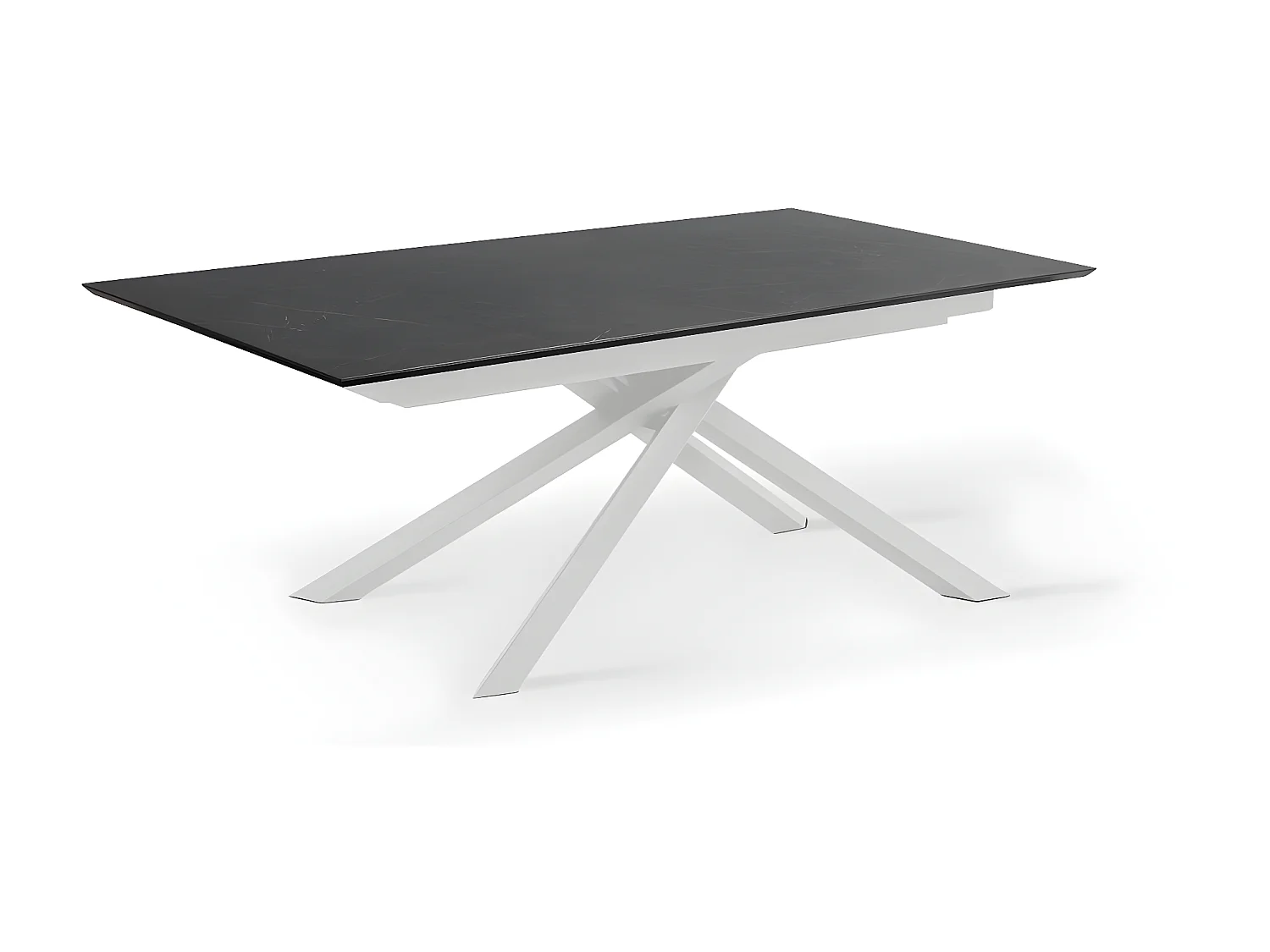Xavier Table Extensible (170/270 x 90 cm) en HPL Blanc