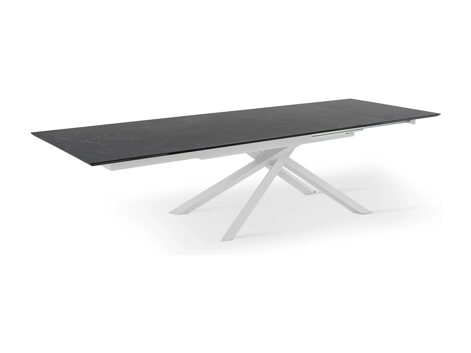 Xavier Table Extensible (170/270 x 90 cm) en HPL Blanc