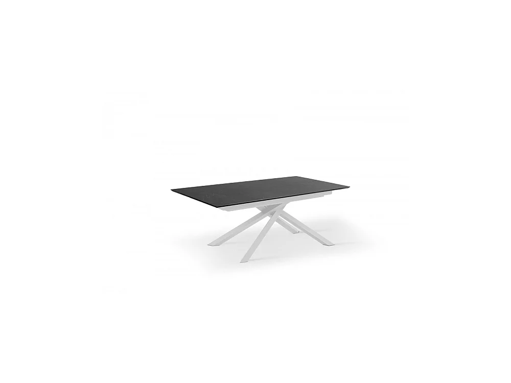 Xavier Table Extensible (170/270 x 90 cm) en HPL Blanc