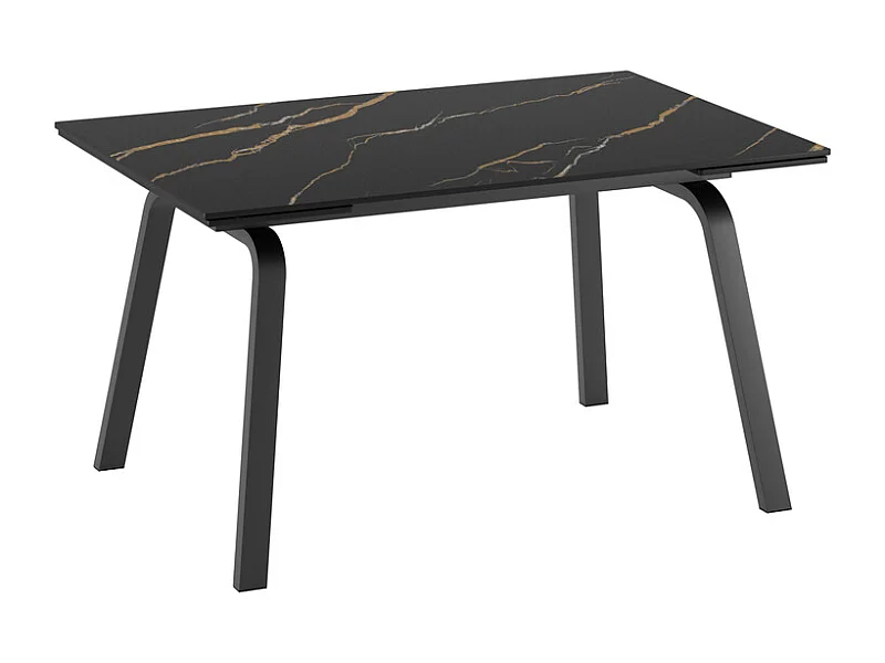 Dylan Table extensible (140/200 x 80 cm) en céramique grise