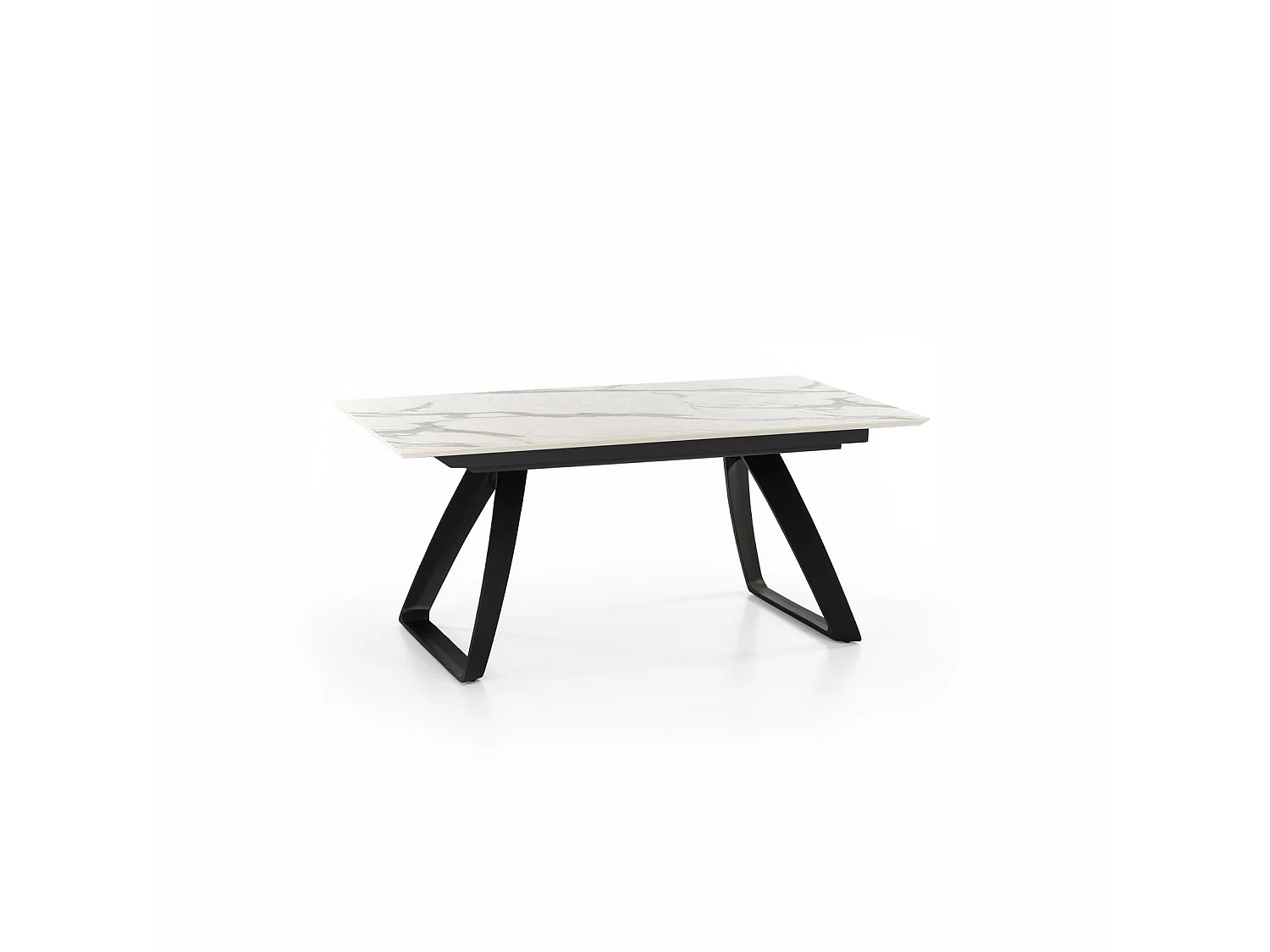Barret Table Extensible (170/270 x 90 cm) en HPL sur MDF Noir
