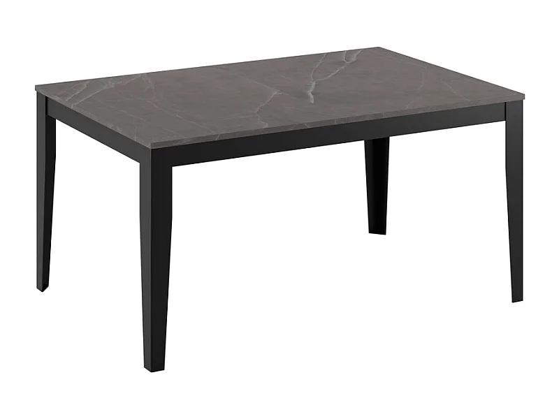 Mesa extensible grande (156/316 x 90 cm) en melamina negra
