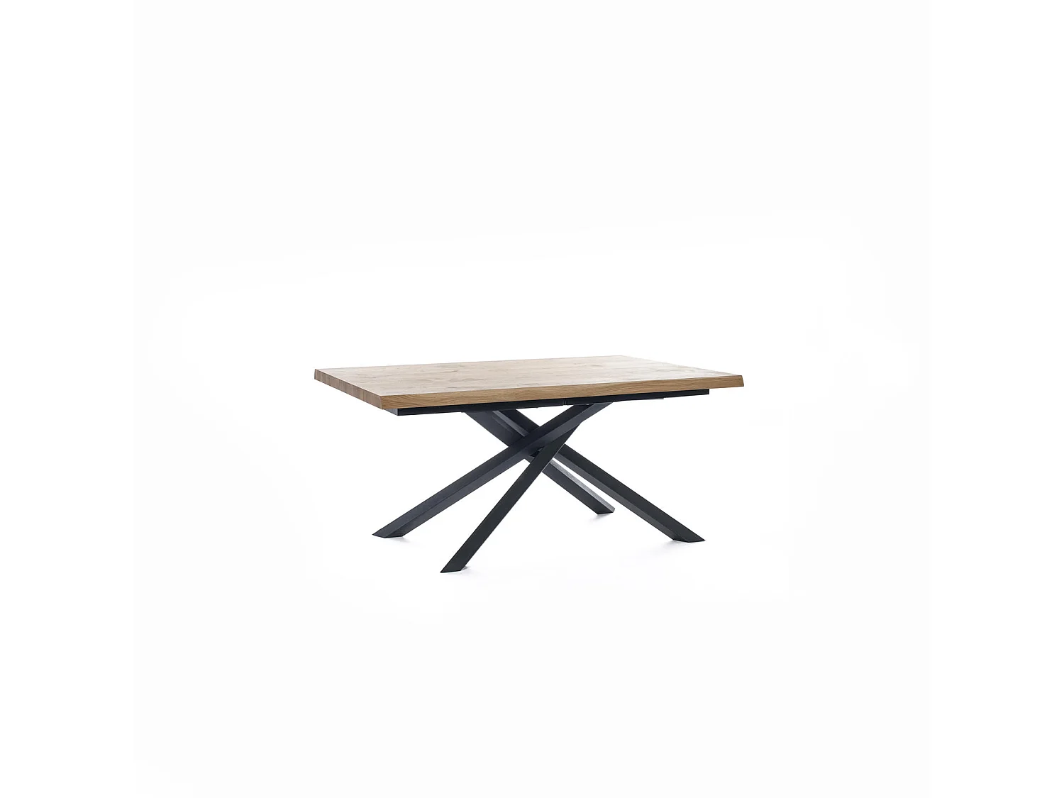 Spike Table Extensible (160/240 x 90 cm) en Chêne Noir