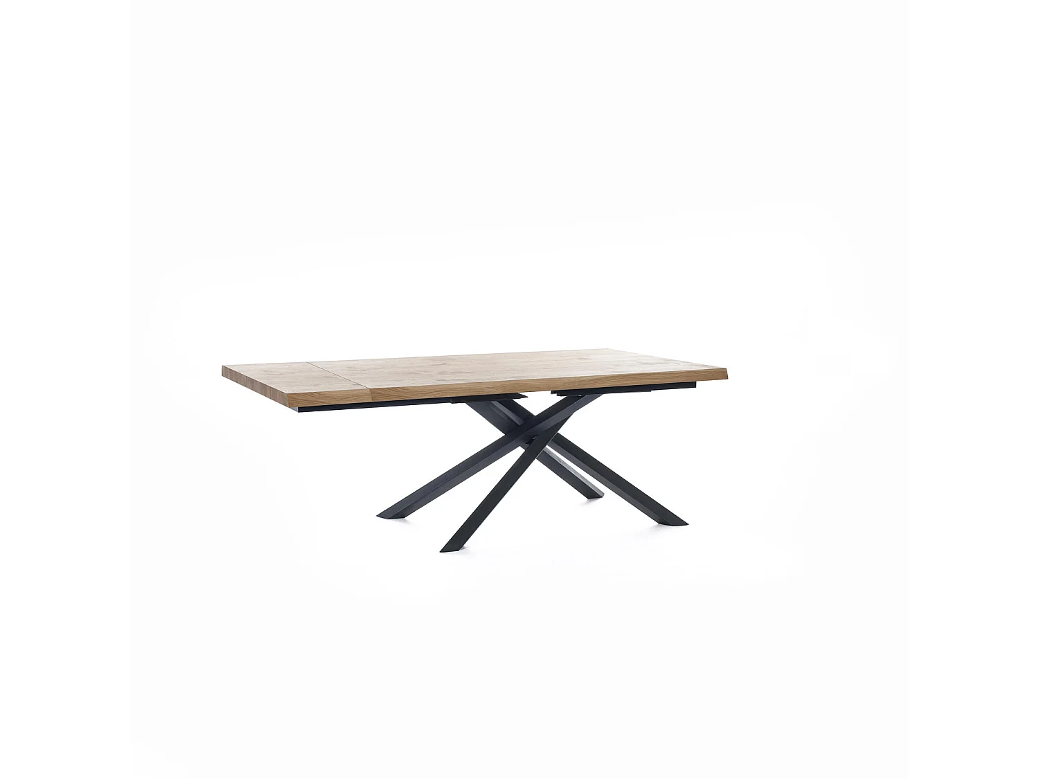 Spike Table Extensible (160/240 x 90 cm) en Chêne Noir