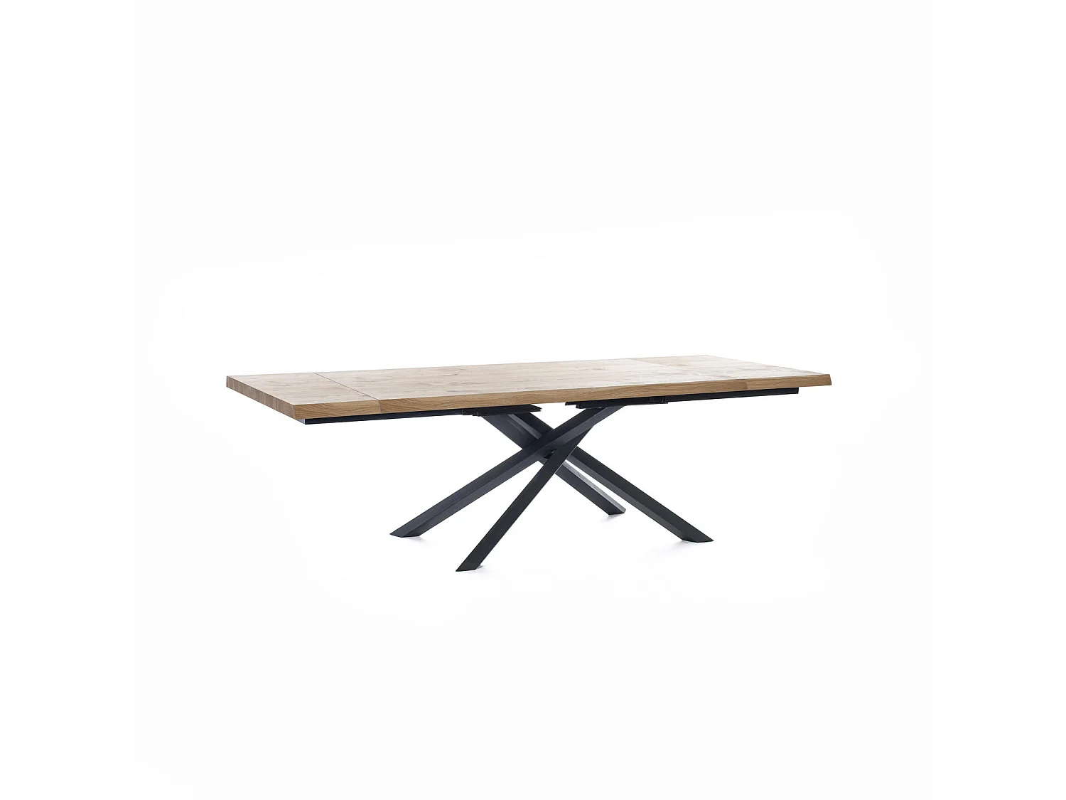 Spike Table Extensible (160/240 x 90 cm) en Chêne Noir