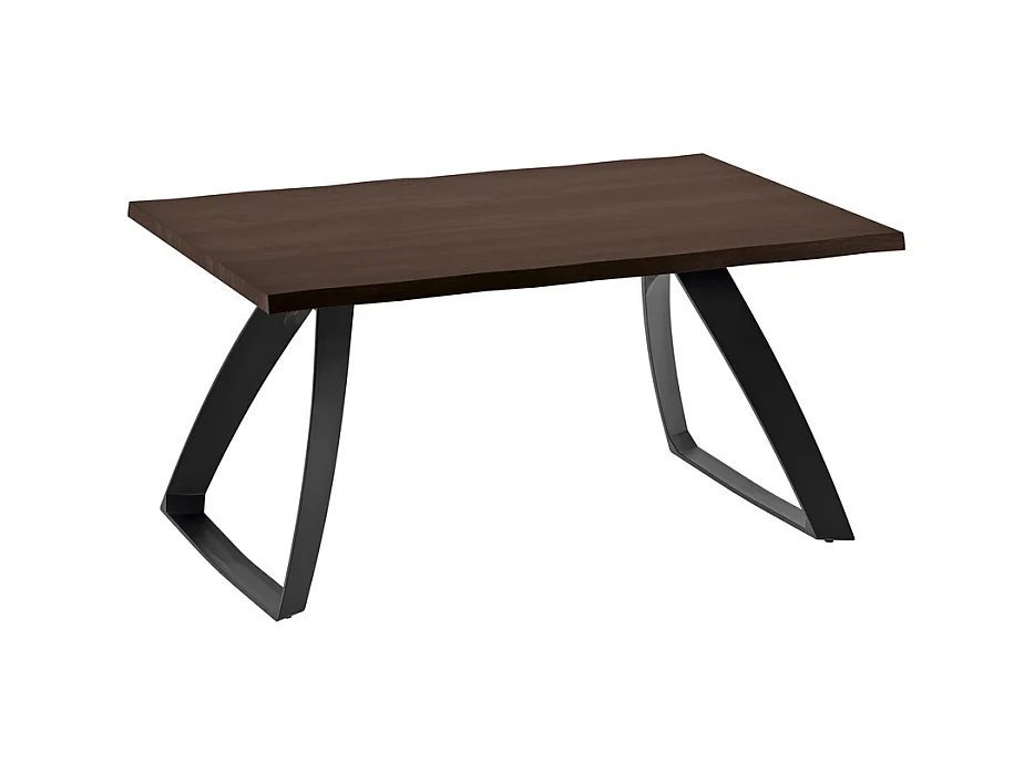 Bridge Table Extensible (160/240 x 90 cm) en Chêne Traité Thermiquement Noir