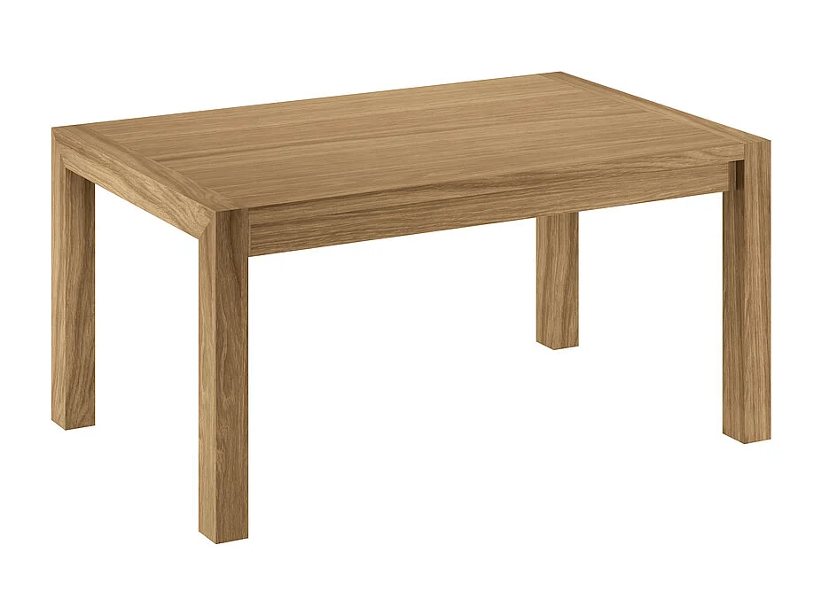 Nevada - Mesa extensible (160/240 x 90 cm) en chapa de roble marrón