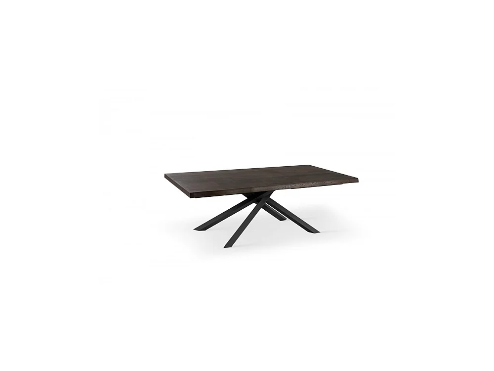 Spike Table Extensible (160/240 x 90 cm) en Frêne Noir