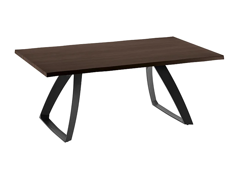 Bridge Table Extensible (200/300 x 100 cm) en Chêne Traité Thermiquement Noir