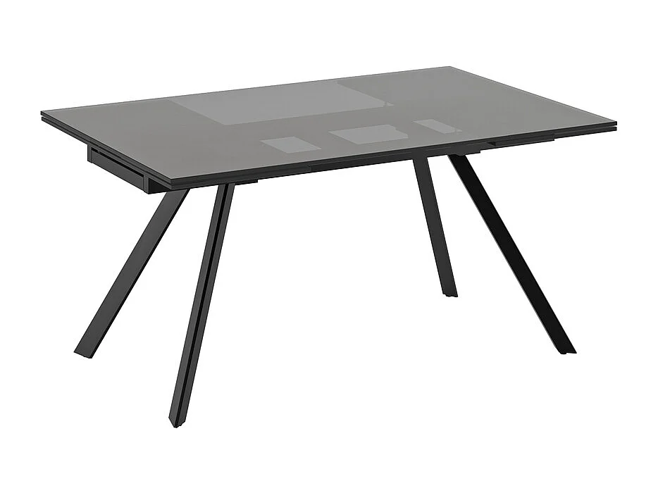 Smokey - Tavolo Allungabile (160 / 240 x 90 cm) in Vetro Nero