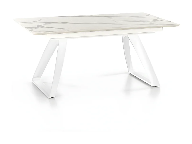 Barret Table Extensible (170/270 x 90 cm) en HPL sur MDF Blanc