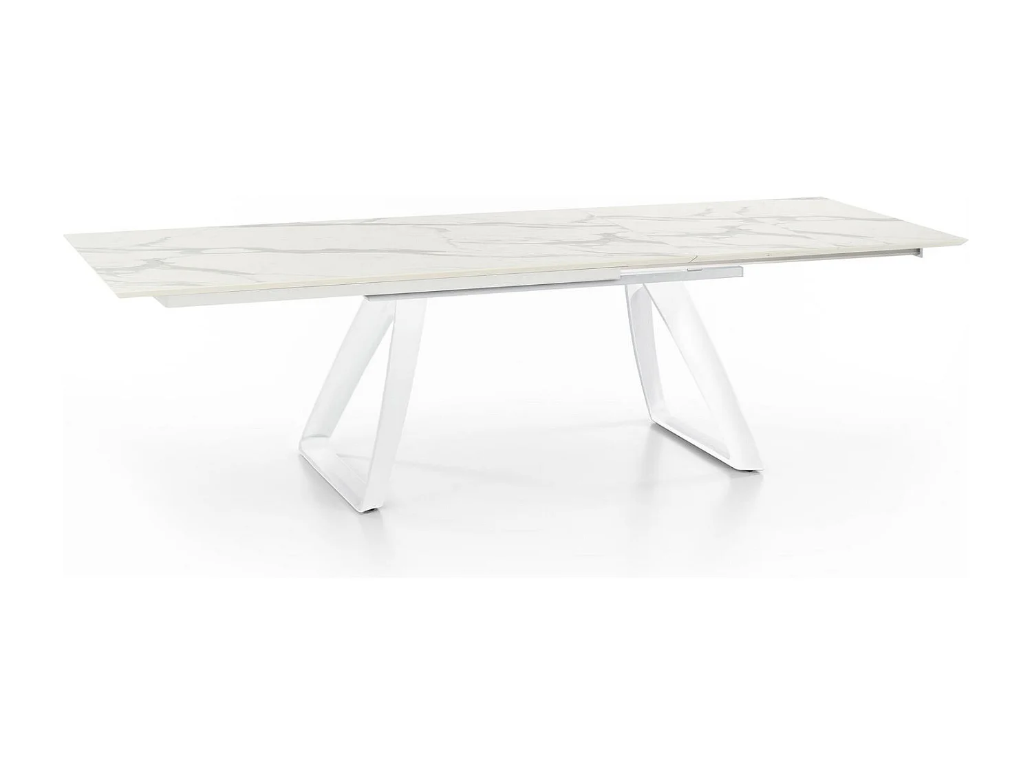 Barret Table Extensible (170/270 x 90 cm) en HPL sur MDF Blanc