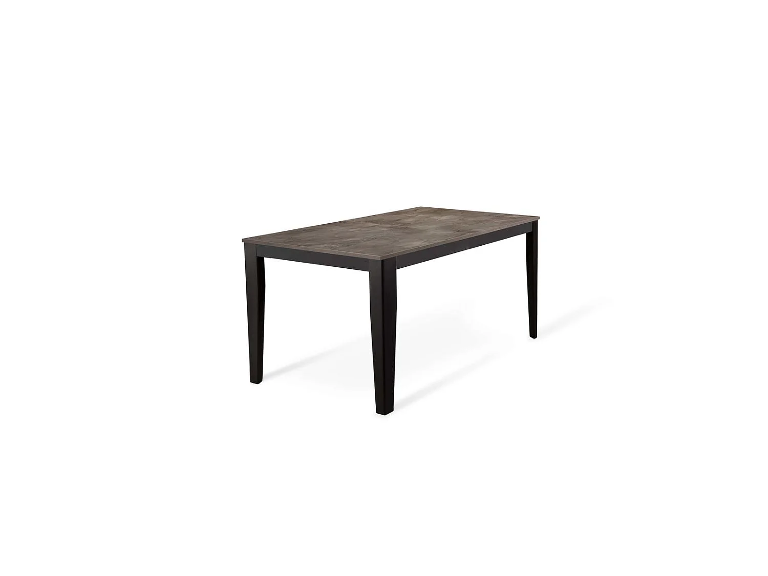 Big Table extensible (130/290 x 80 cm) en Mélamine Noir
