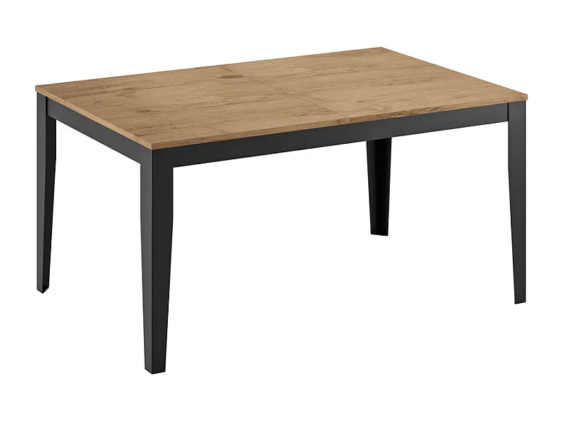 Mesa extensible grande (156/316 x 90 cm) en melamina negra