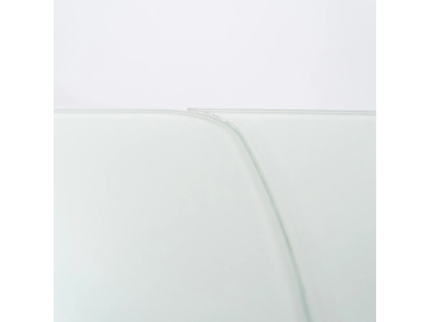 Phil Table extensible (140/210 x 90) en verre trempé blanc