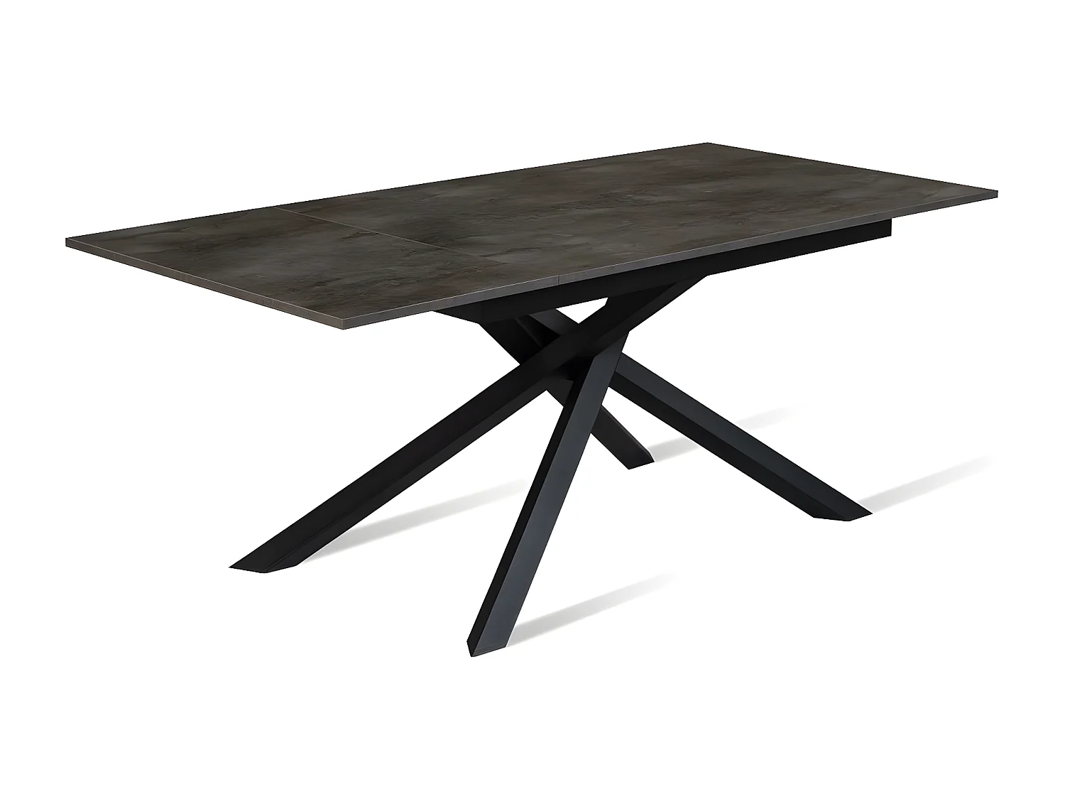 Pulse - Mesa extensible (140/190 x 90 cm) en melamina negra