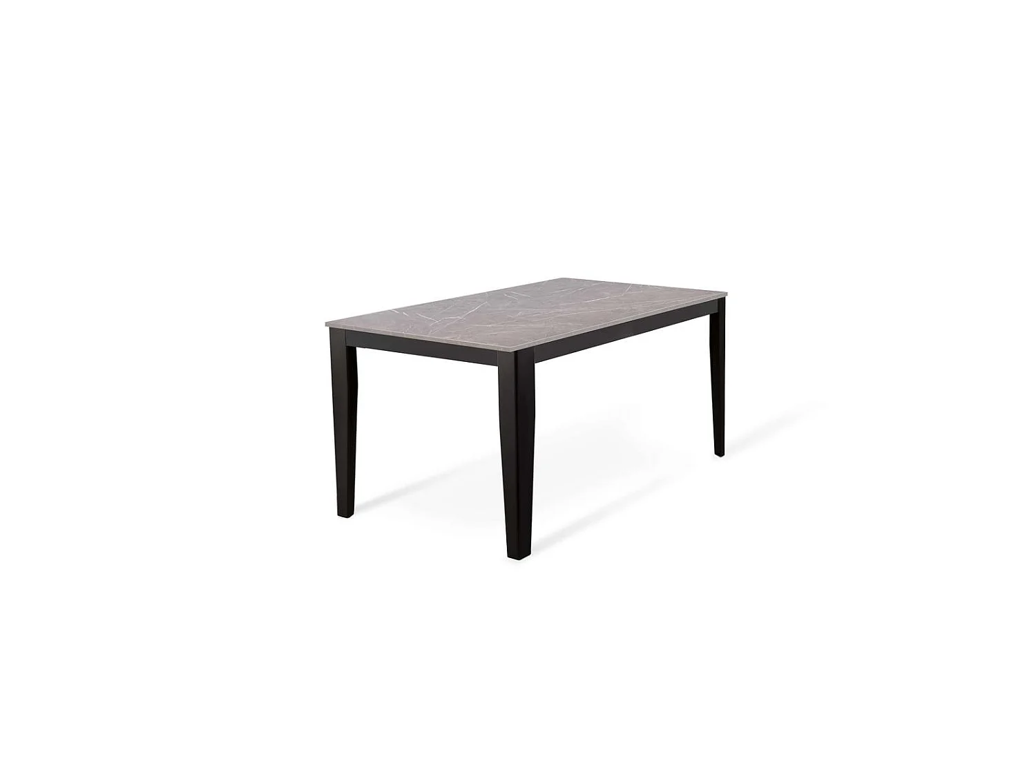 Big Table extensible (130/290 x 80 cm) en Mélamine Noir