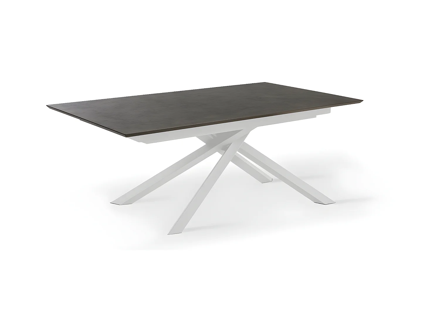 Xavier Table Extensible (170/270 x 90 cm) en HPL Blanc
