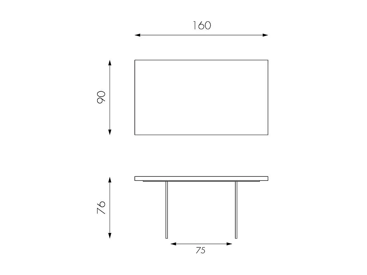 Snooker Table extensible (160/240x90 cm) en placage chêne brun