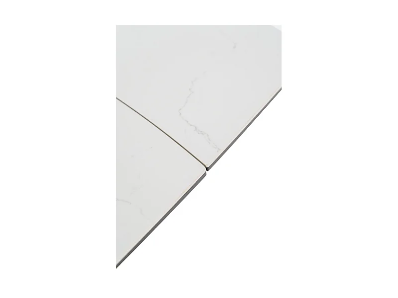 Nicolas - AUSZIEHBARER TISCH in SINTERED White