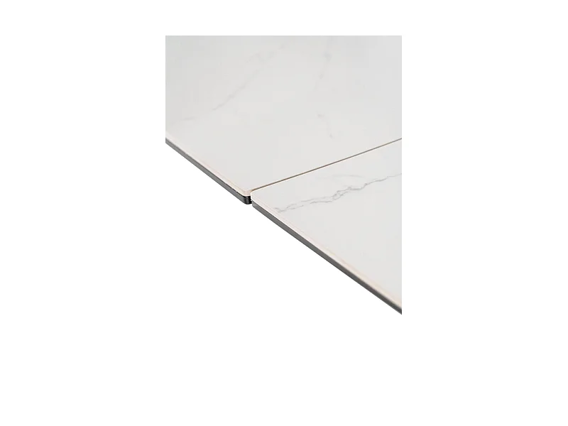 Nicolas - AUSZIEHBARER TISCH in SINTERED White