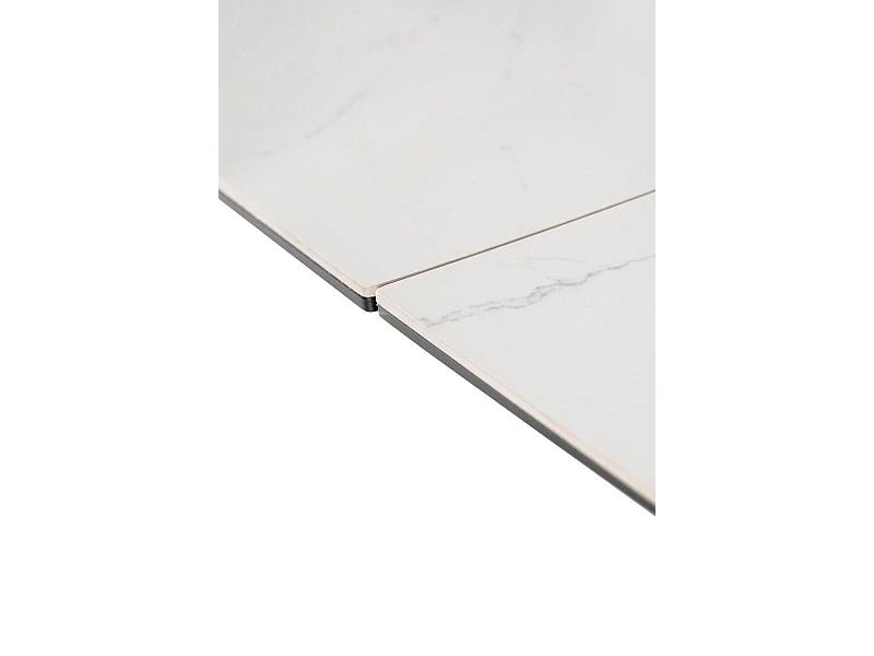 Nicolas TABLE À ALLONGES en Blanc FRITTÉ