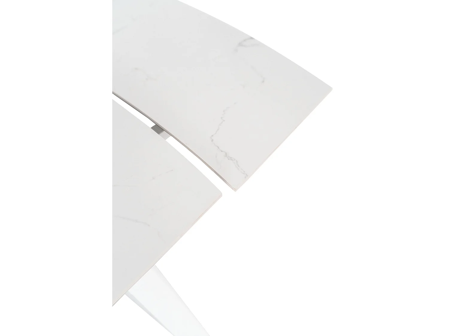 Nicolas - TAVOLO ALLUNGABILE in Bianco SINTERIZZATO