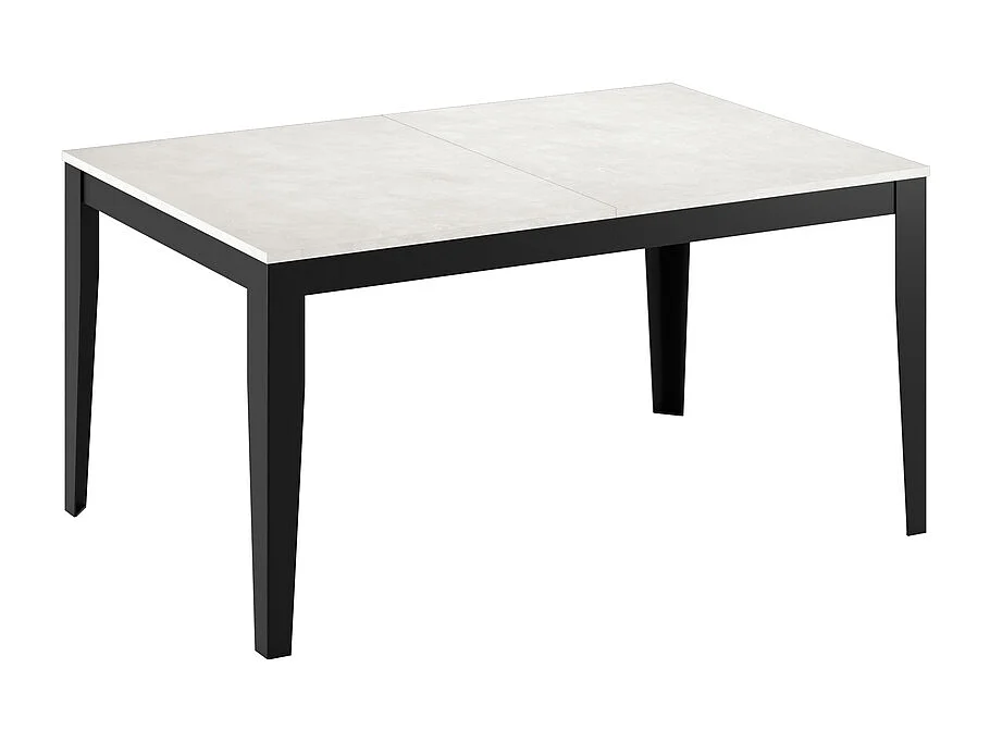 Mesa extensible grande (156/316 x 90 cm) en melamina blanca