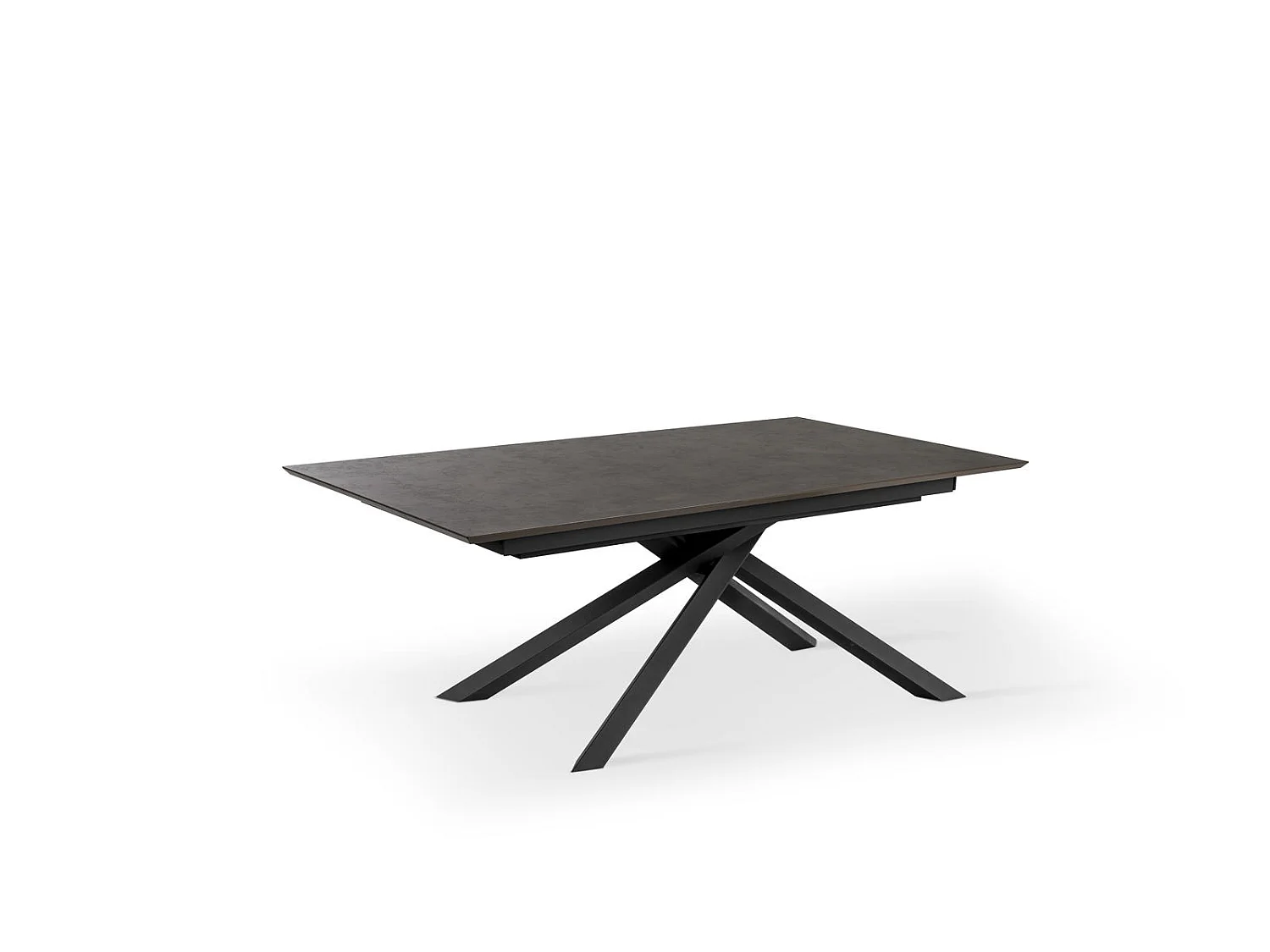 Xavier Table Extensible (170/270x90 cm) en HPL Noir