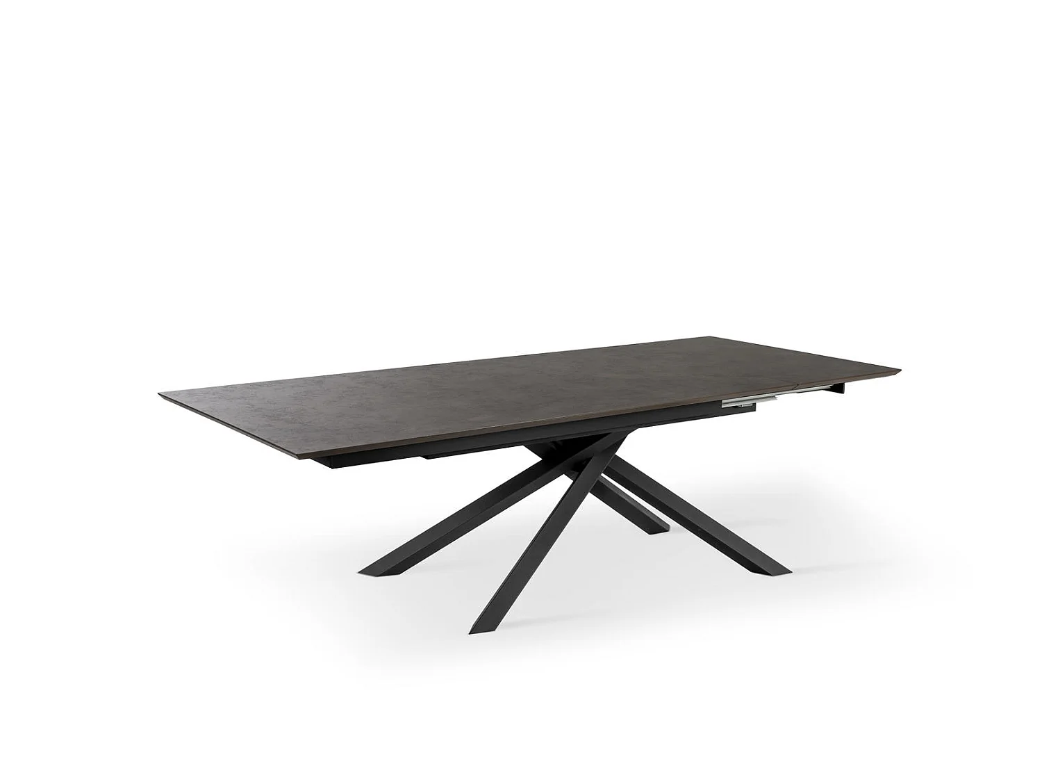 Xavier Table Extensible (170/270x90 cm) en HPL Noir