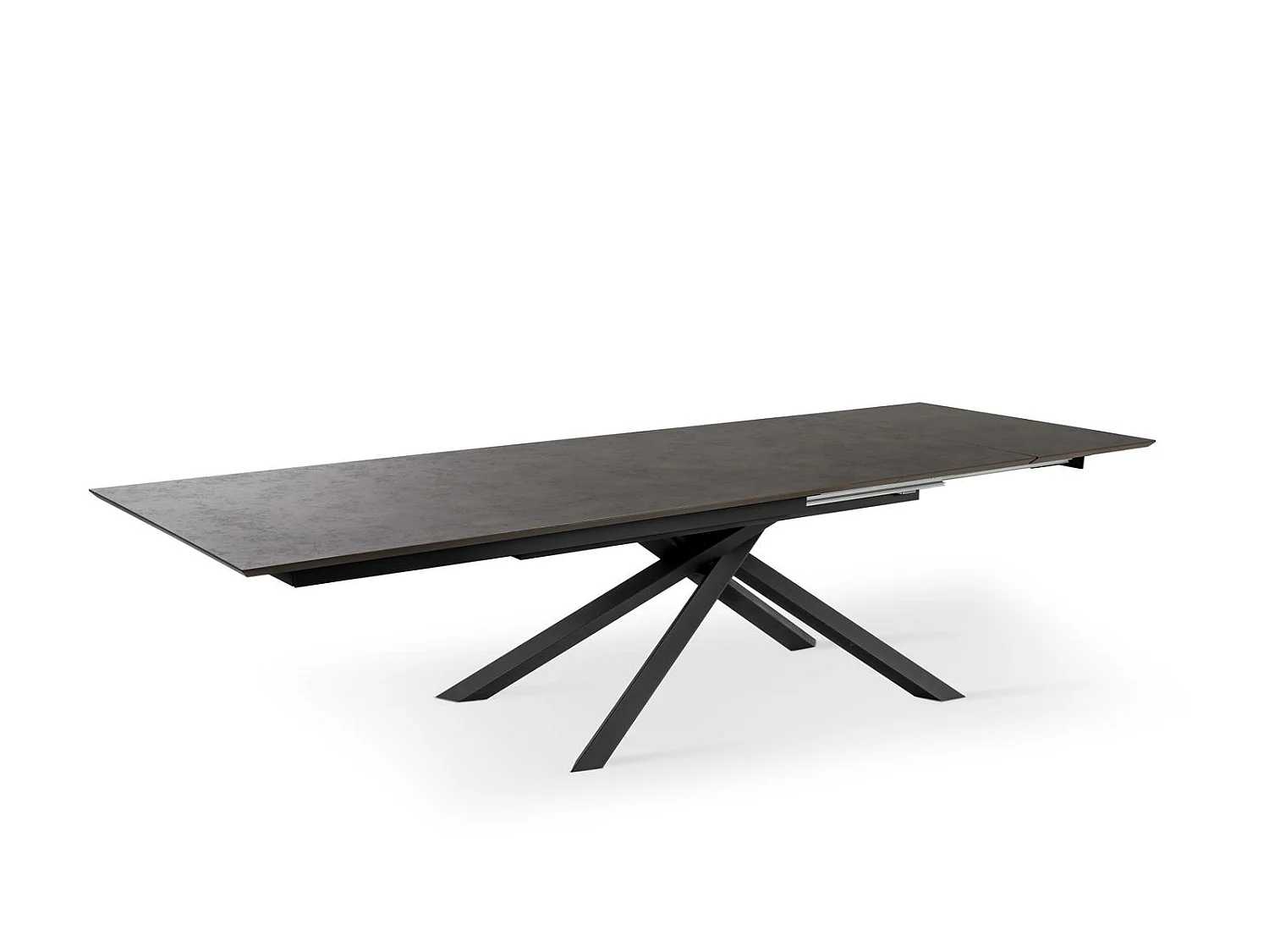 Xavier Table Extensible (170/270x90 cm) en HPL Noir