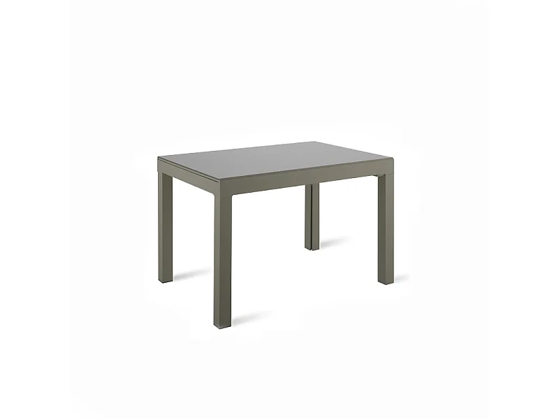 Executive - Tavolo Allungabile (120/175/230/290/350 x 83 cm) in vetro temperato grigio