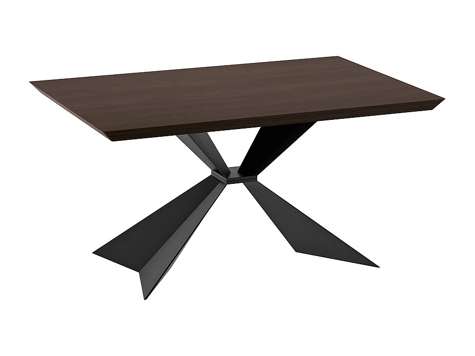 Stark - Uitschuifbare tafel (160/240 x 90 cm) in zwart fineer