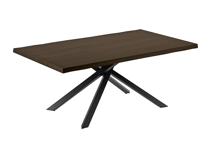 Spike - Ausziehbarer Tisch (200/300 x 100 cm) in schwarzer Esche