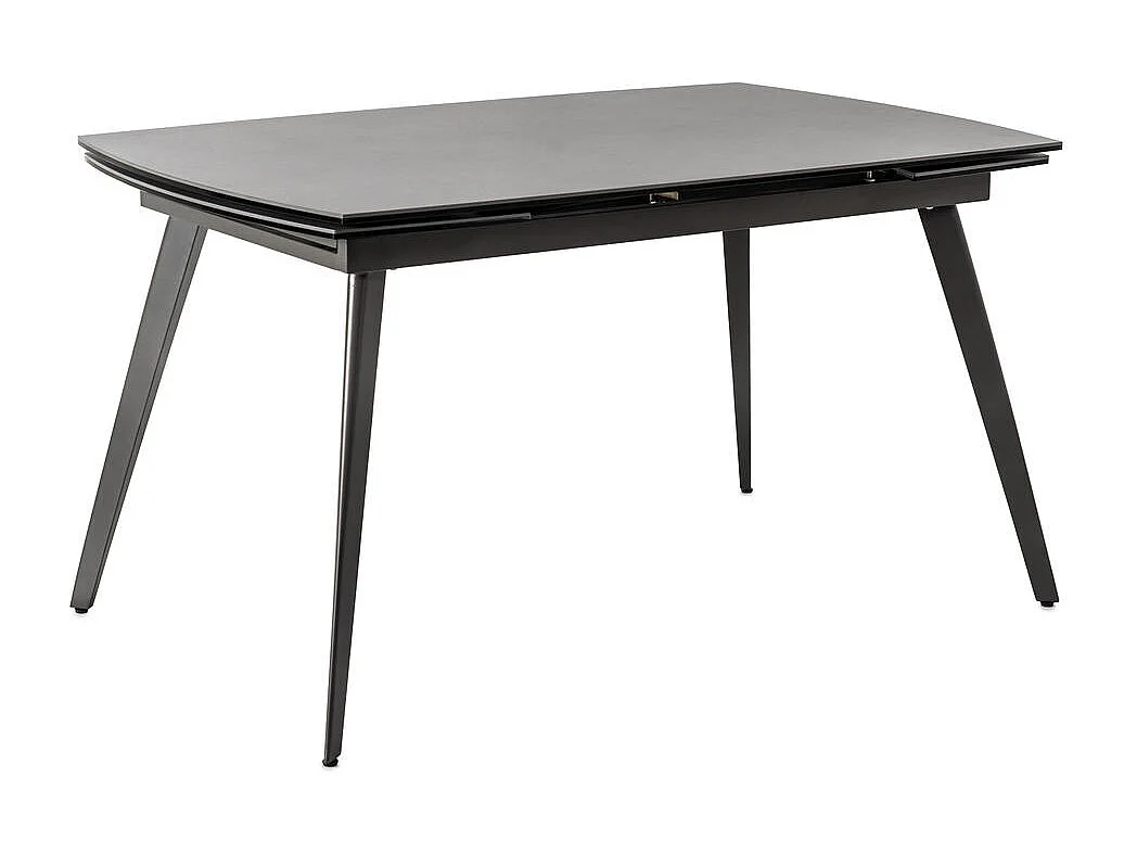 Nicolas Table extensible (140/200x90 cm) en céramique anthracite