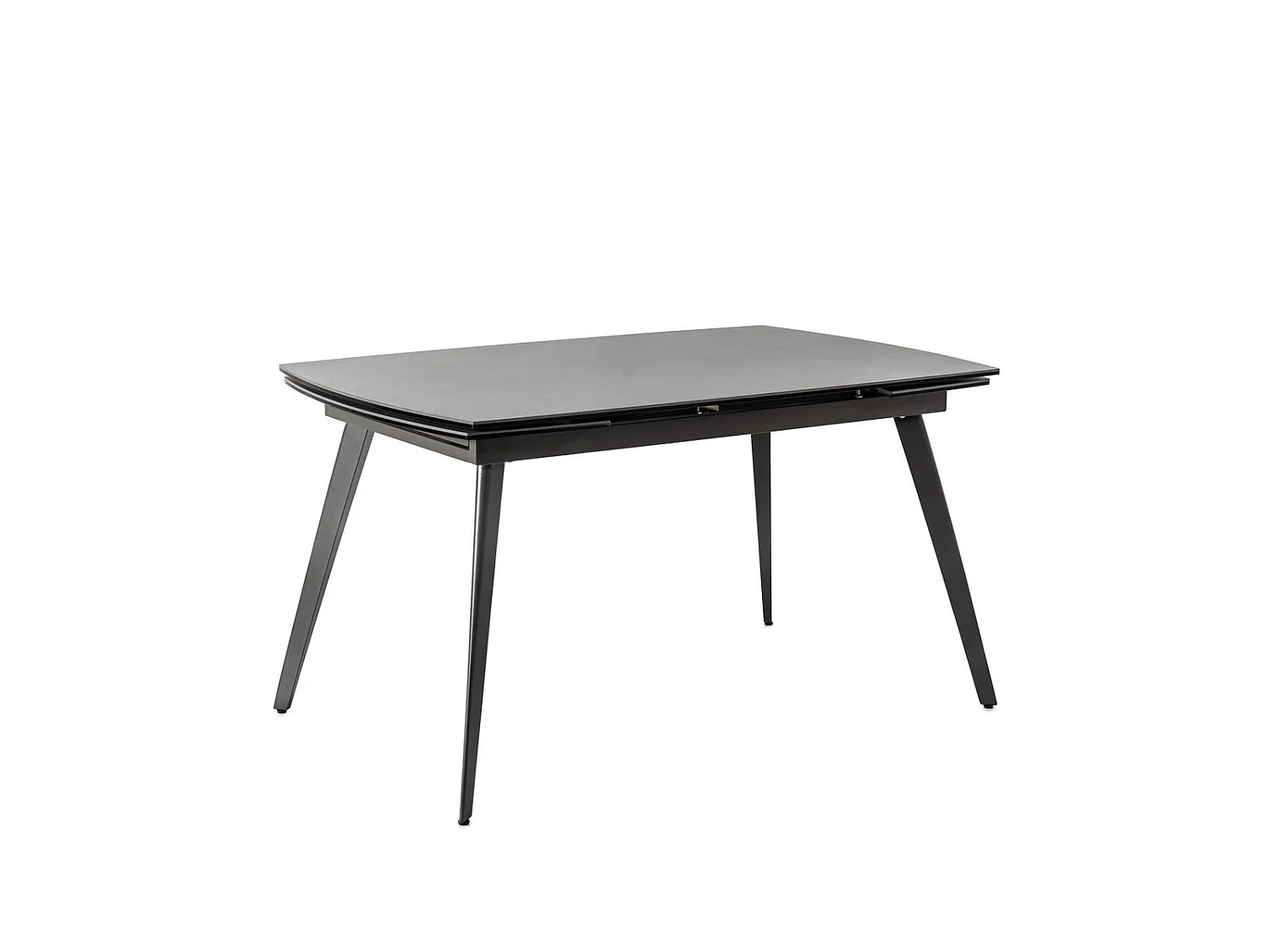 Nicolas Table extensible (140/200 x 90 cm) en céramique anthracite