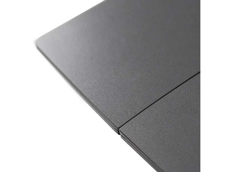 Nicolas Table extensible (140/200 x 90 cm) en céramique anthracite