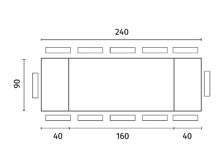 Snooker Table extensible (160/240 x 90 cm) en chêne brun traité thermiquement