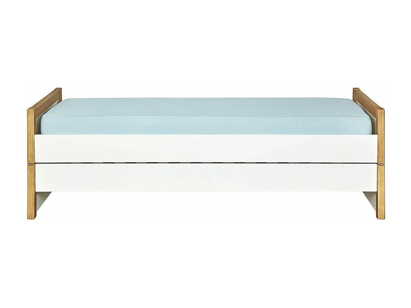 Lit gigogne 80x200 cm bois massif bois HOLAF