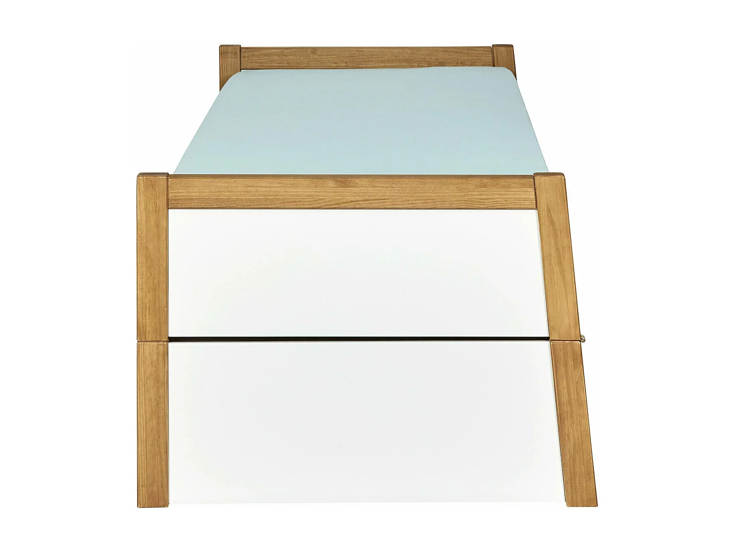 Lit gigogne 80x200 cm bois massif bois HOLAF