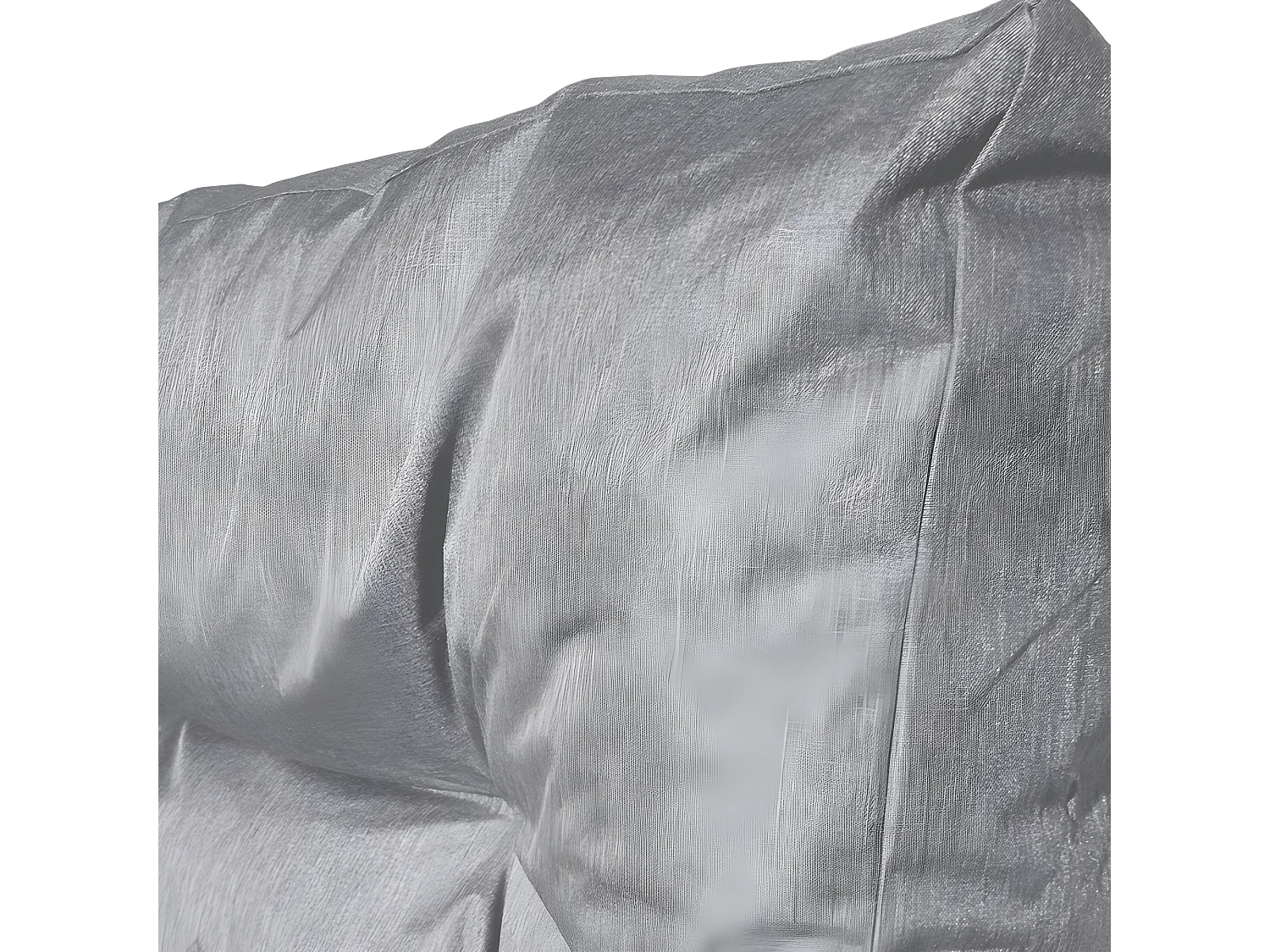 Cuscino per pallet in poliestere 120x60 cm grigio